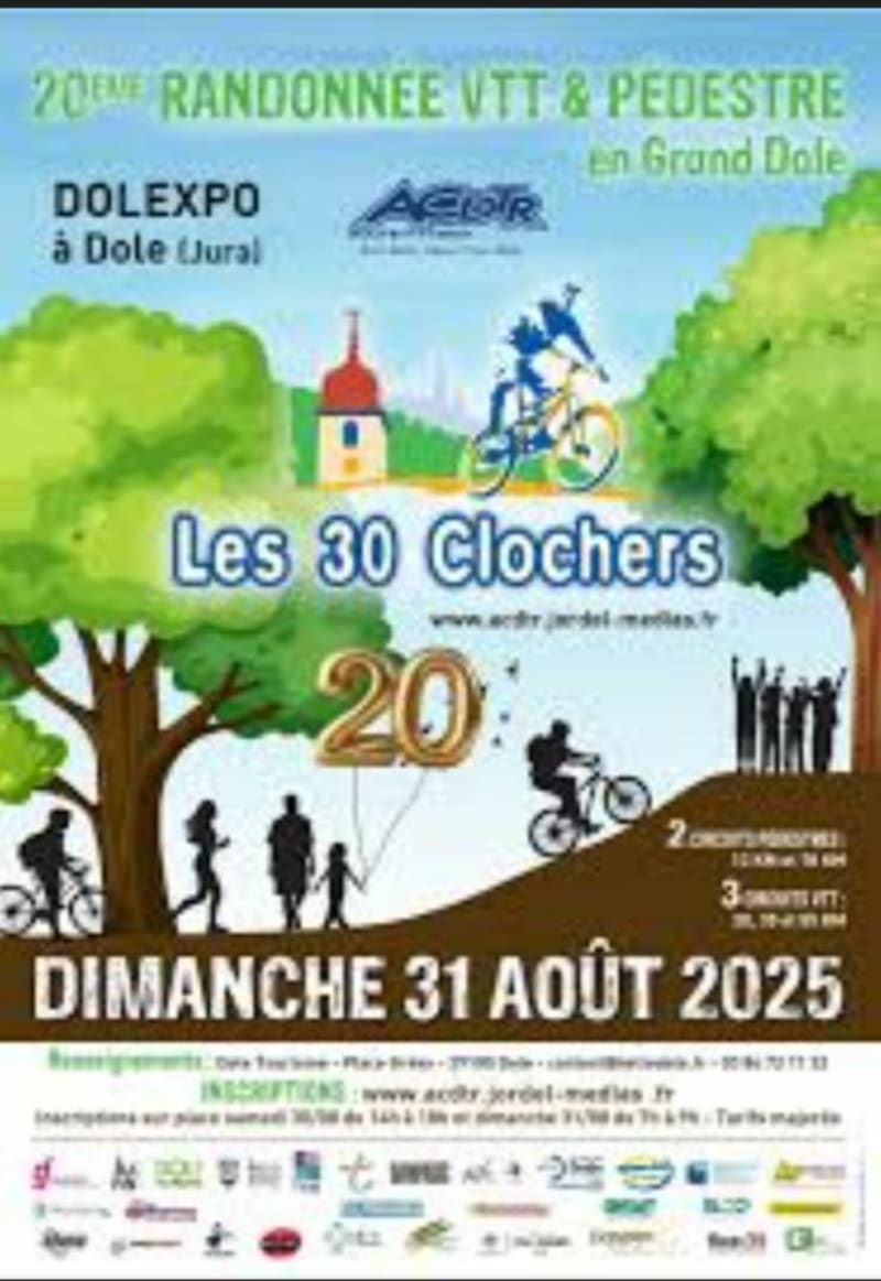 Les 30 clochers, par Villette - Dole