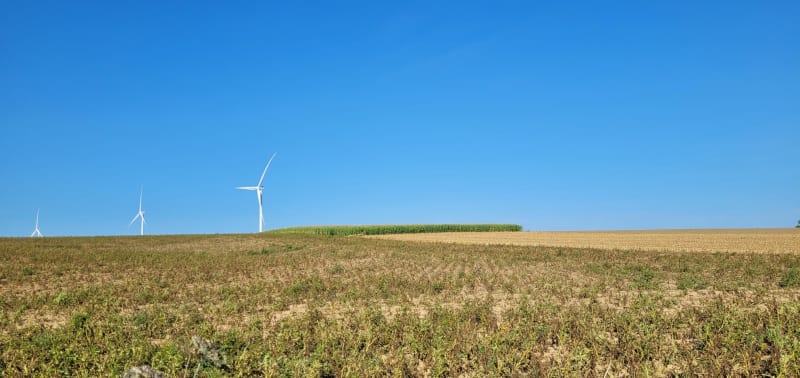 Chemin des Éoliennes entre Busigny et Honnechy - Busigny