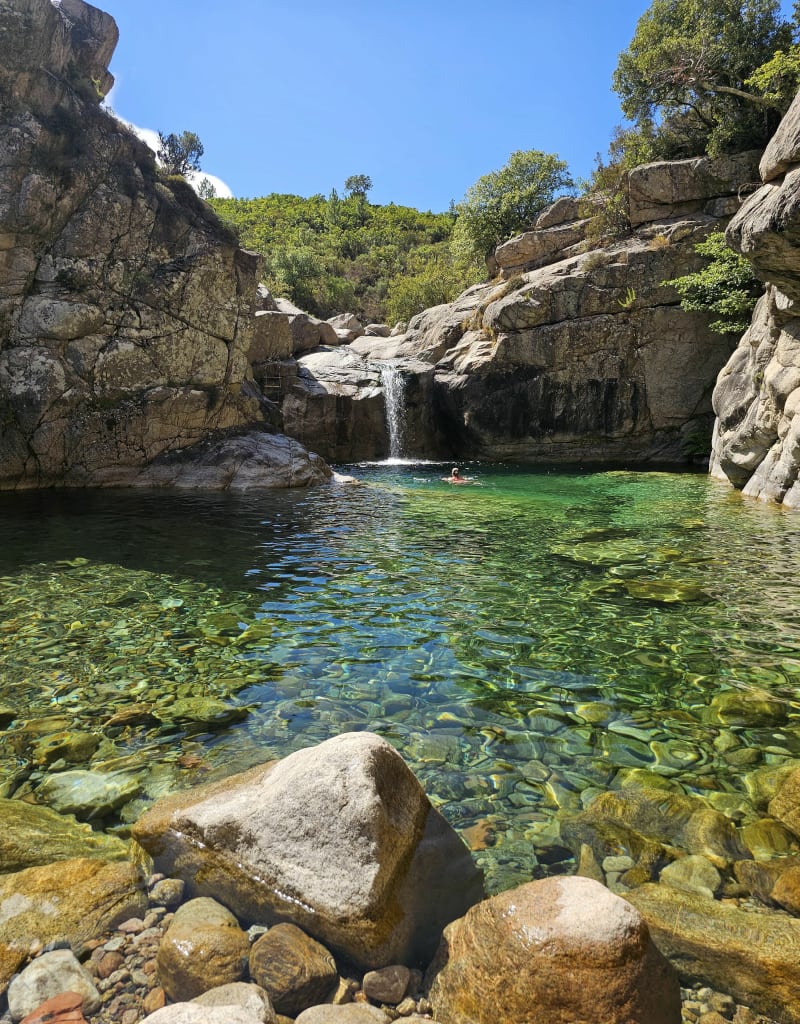 Les vasques de Cavu, de Ranuchjaghja - Zonza