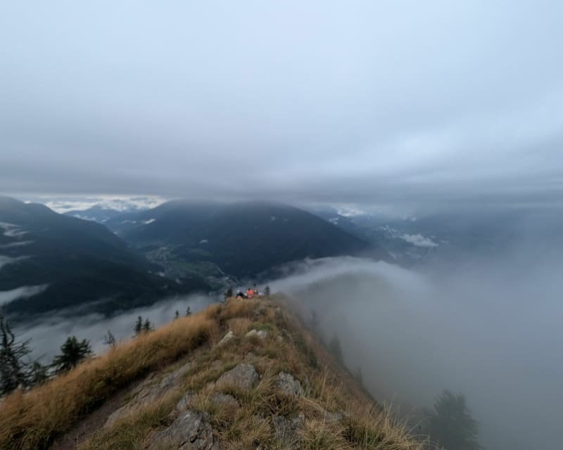 Roche Pourrie depuis le fort de Mont - Albertville