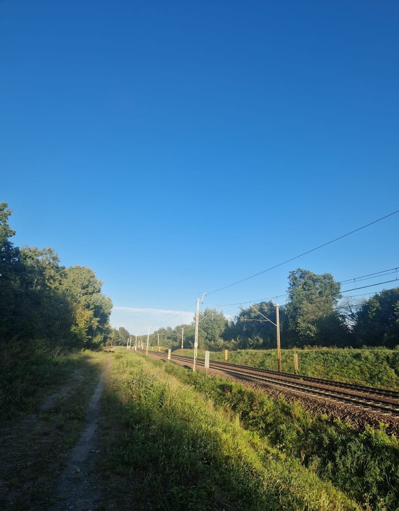 Węglinek przy torach - Lublin
