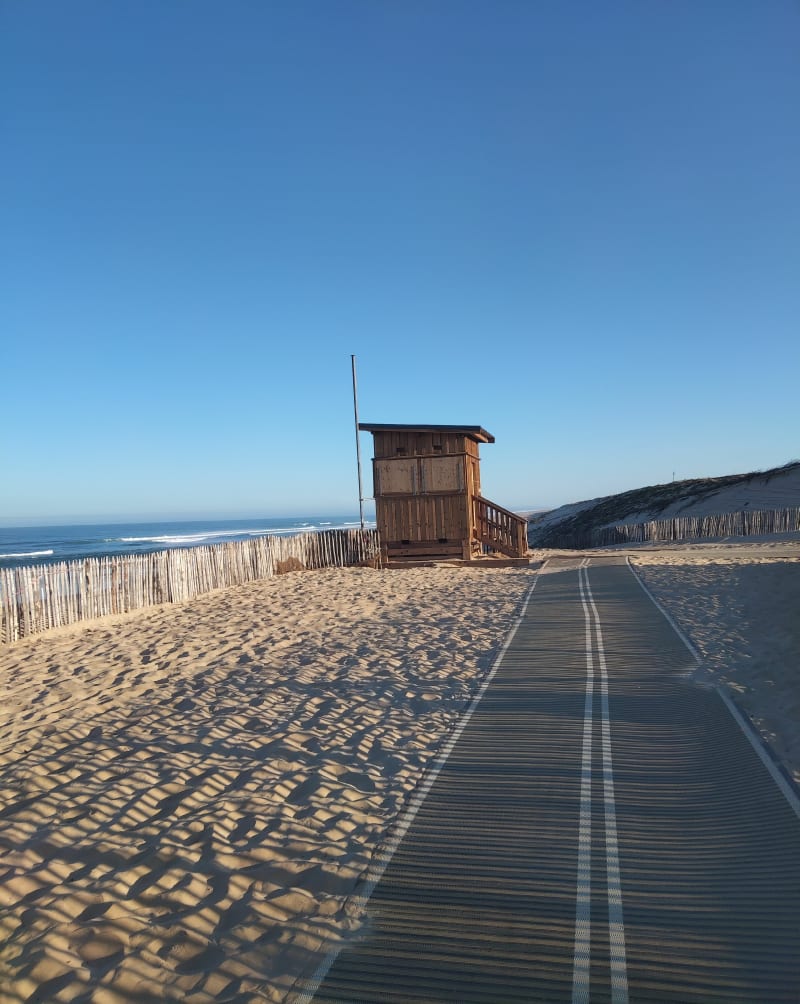 Trait de côte à Carcans-Plage - Carcans