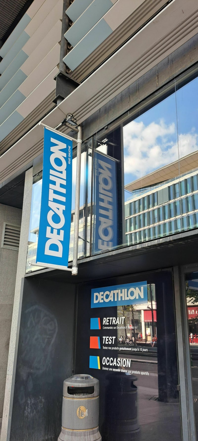 Visite de Decathlon - Gentilly