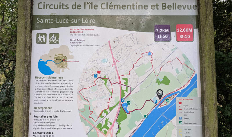 Bords de Loire entre Thouaré et Bellevue - Sainte-Luce-sur-Loire