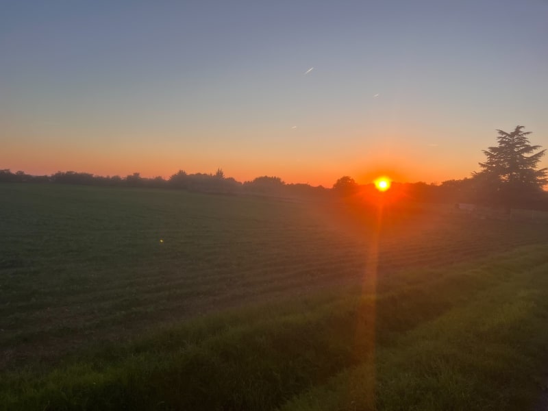 Promenade au coucher de soleil à Fondettes - Fondettes