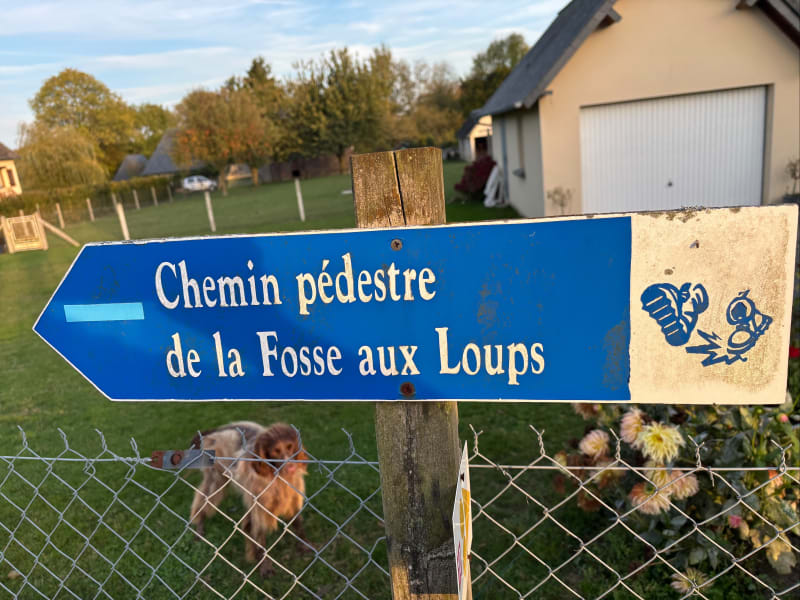 Chemin pédestre de la Fosse aux Loups - Selles