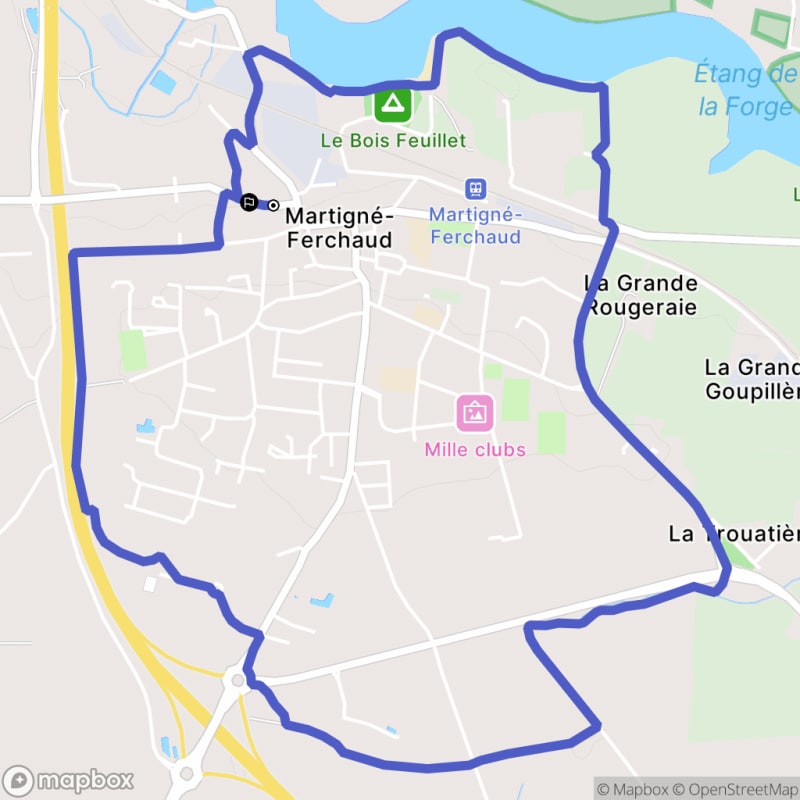 Chemin de ronde à Martigné - Martigné-Ferchaud