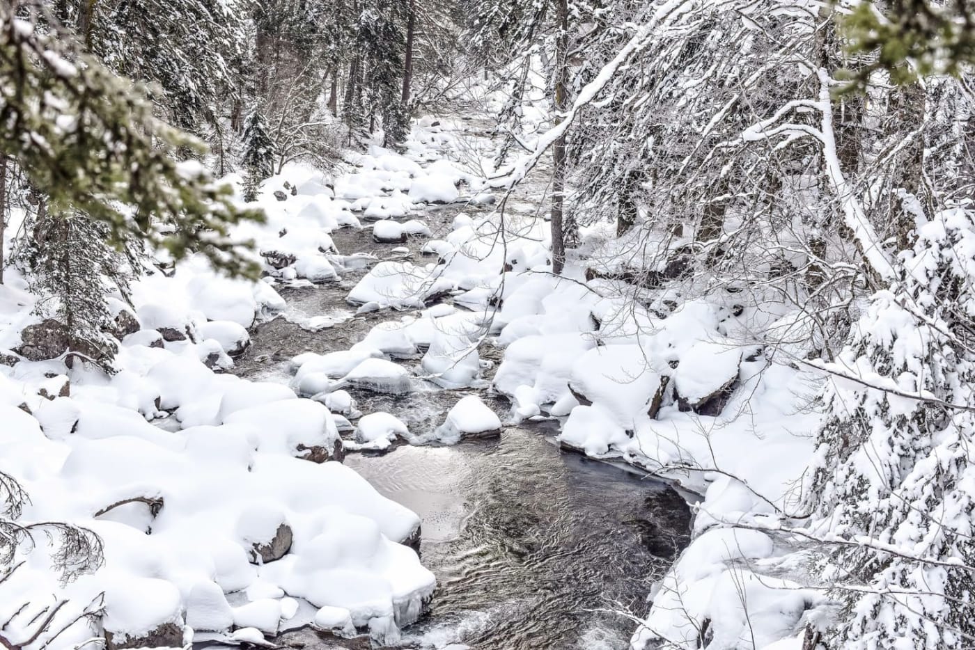 Randonnée Cauterets : neige vers le pont d'Espagne