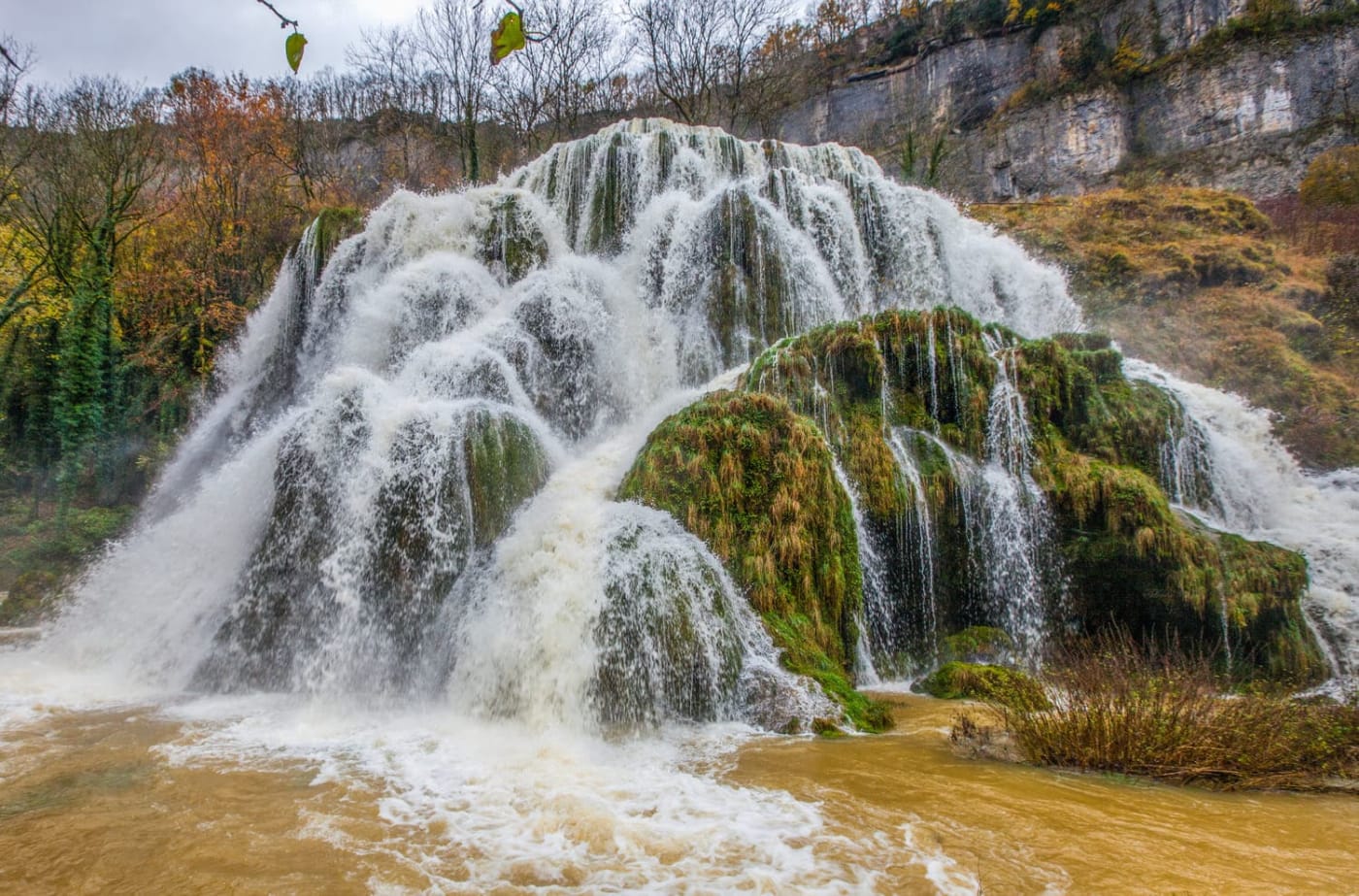 La cascade des Tufs près de la reculée de Baumes-les-Messieurs