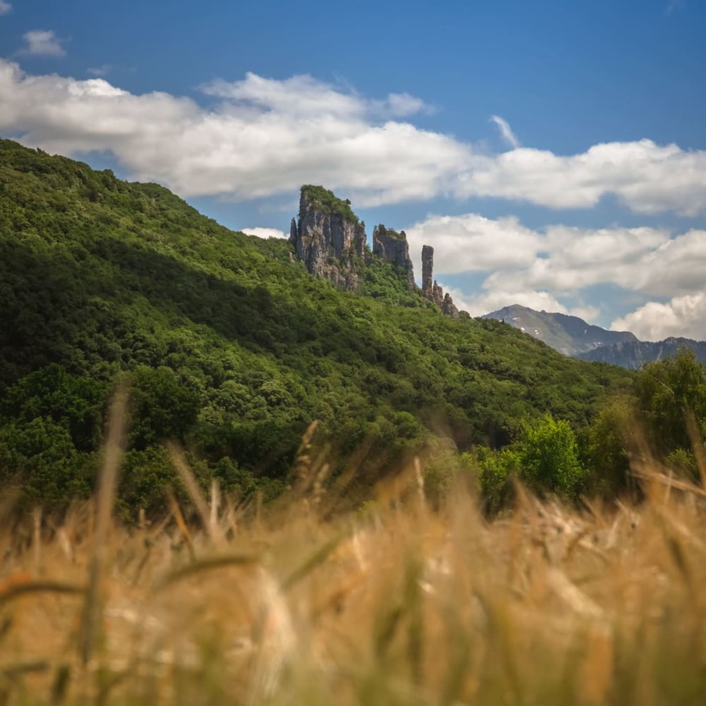 Les tours Saint-Jacques dans le massif des Bauges