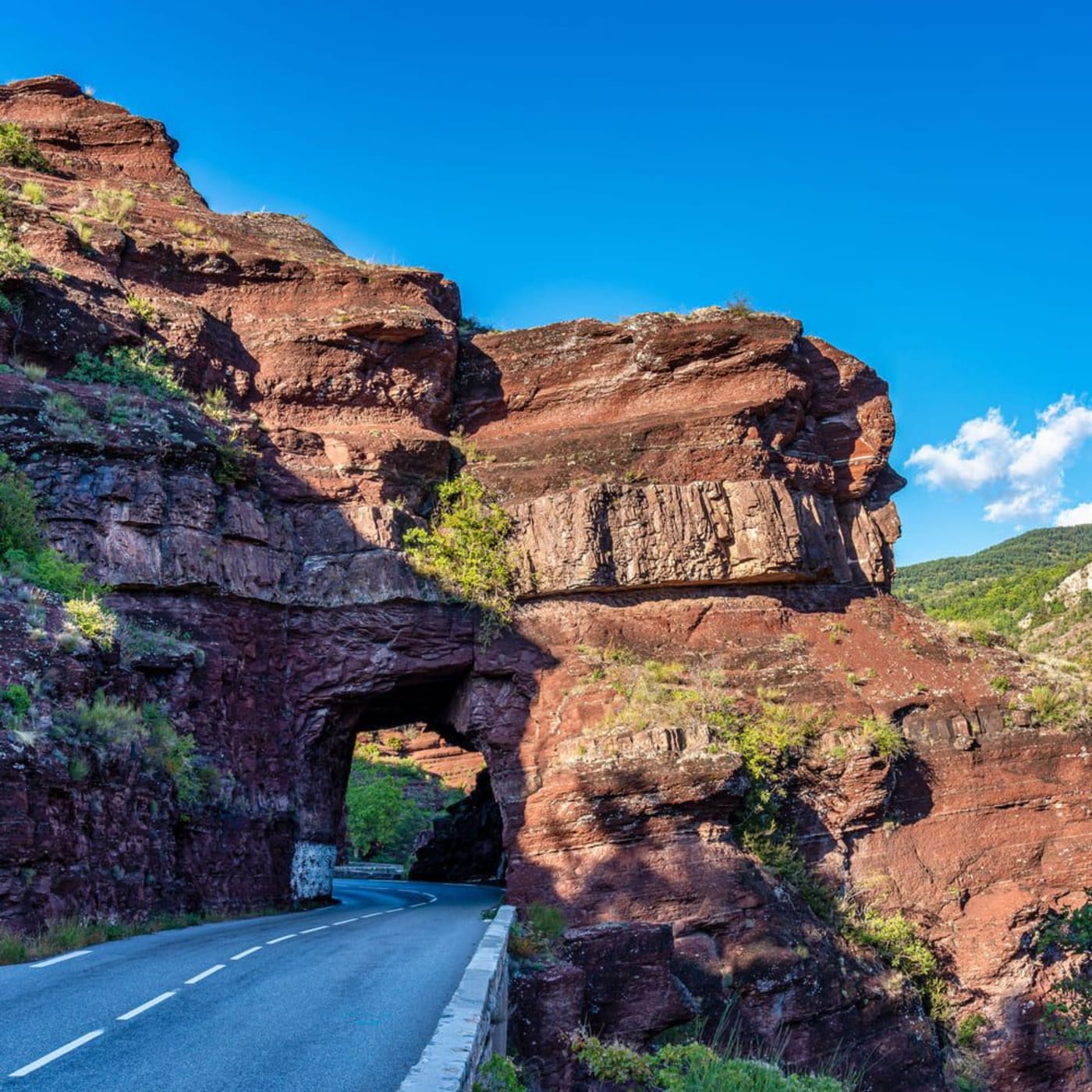 Les gorges de Daluis vues en voiture