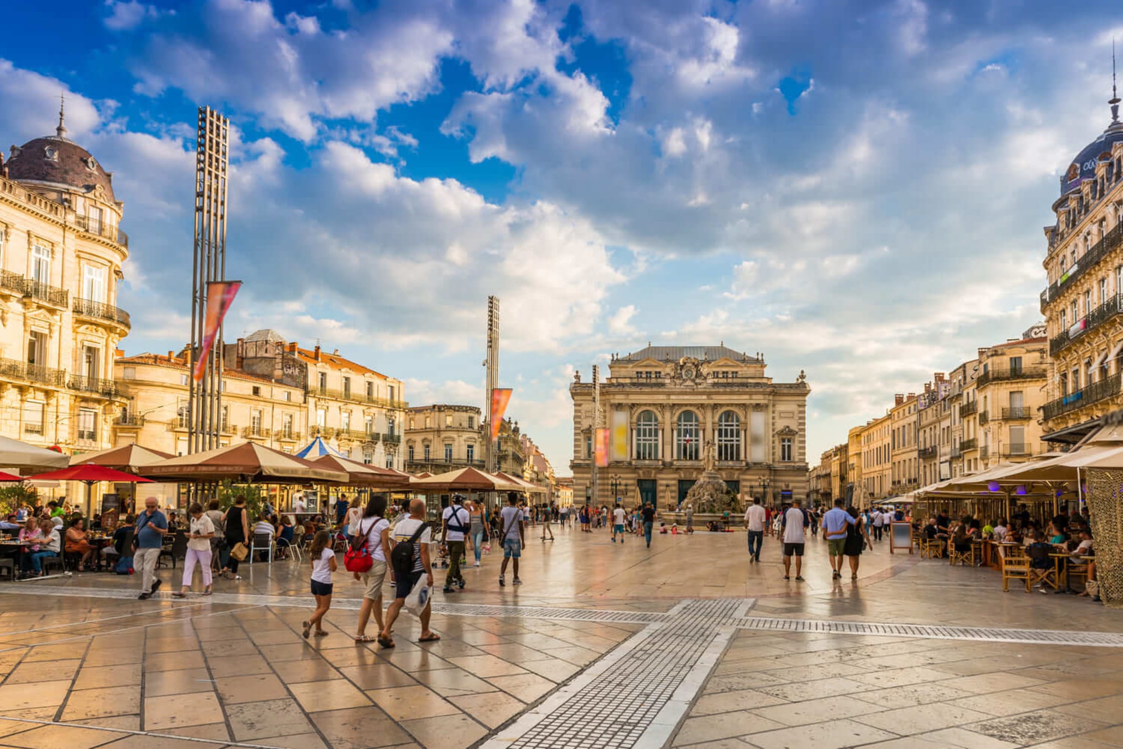 Randonnée Montpellier place de la Comédie