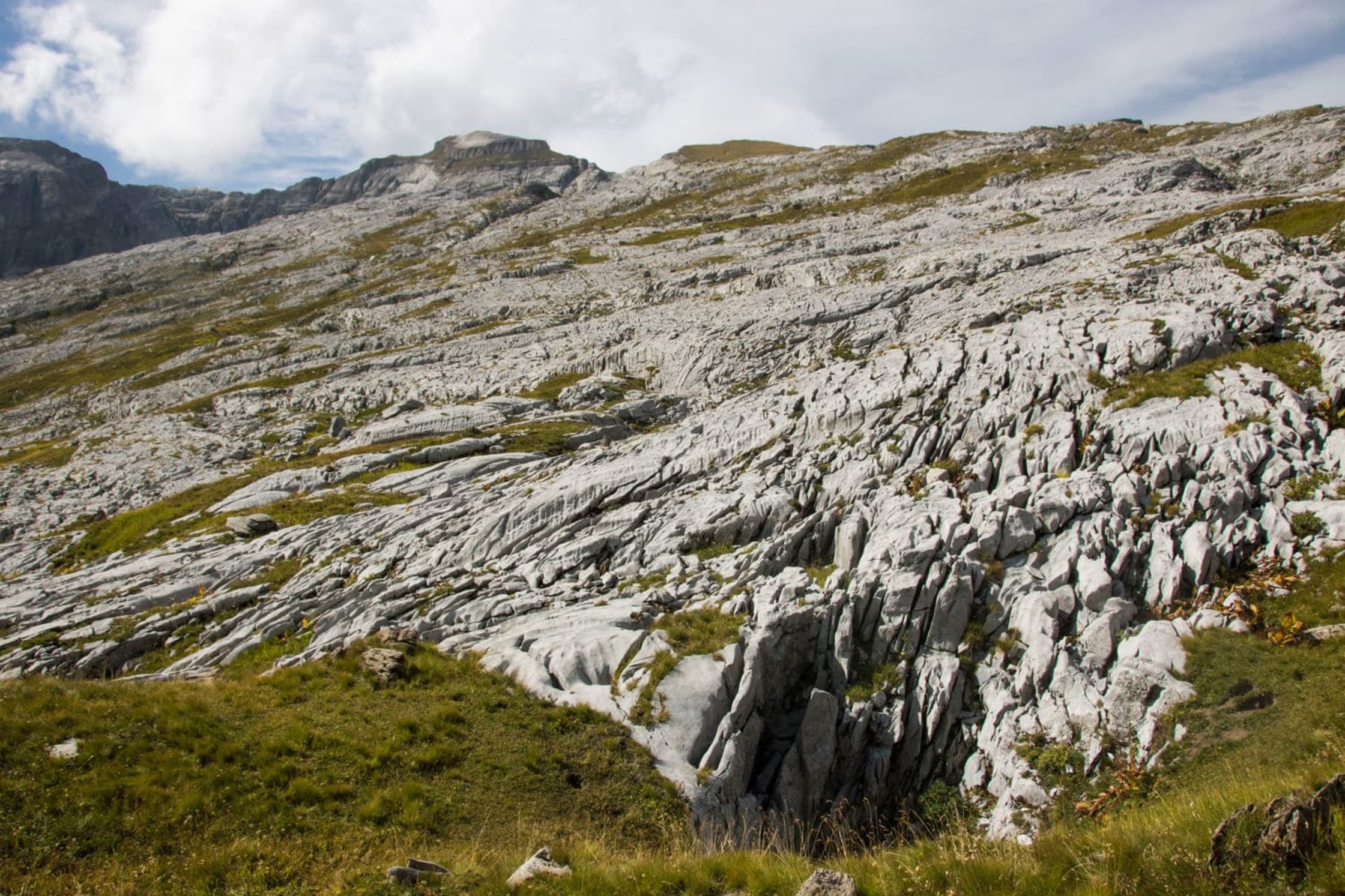 Le désert de Platé en Haute-Savoie et ses lapiaz