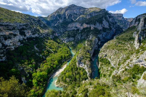 Le sentier Blanc-Martel dans les gorges du Verdon