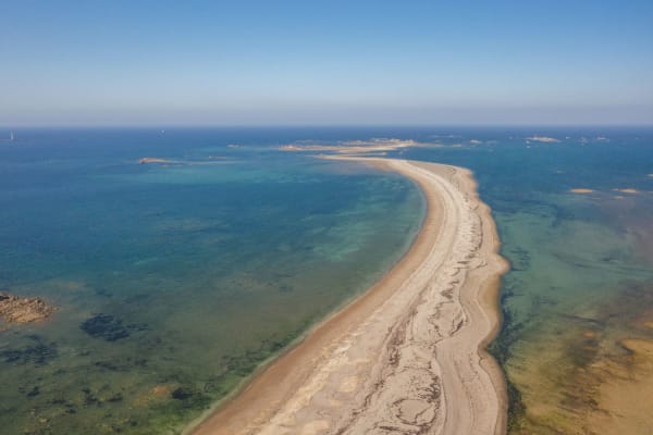 Le sillon de Talbert vu du ciel