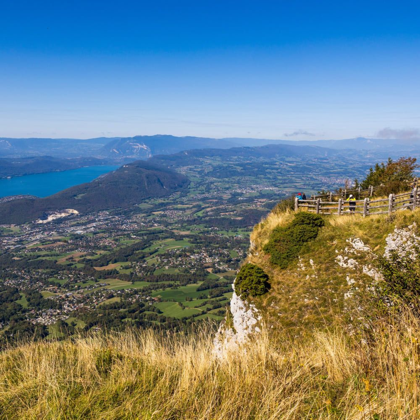 Le belvédère du mont Revard dans le massif des Bauges