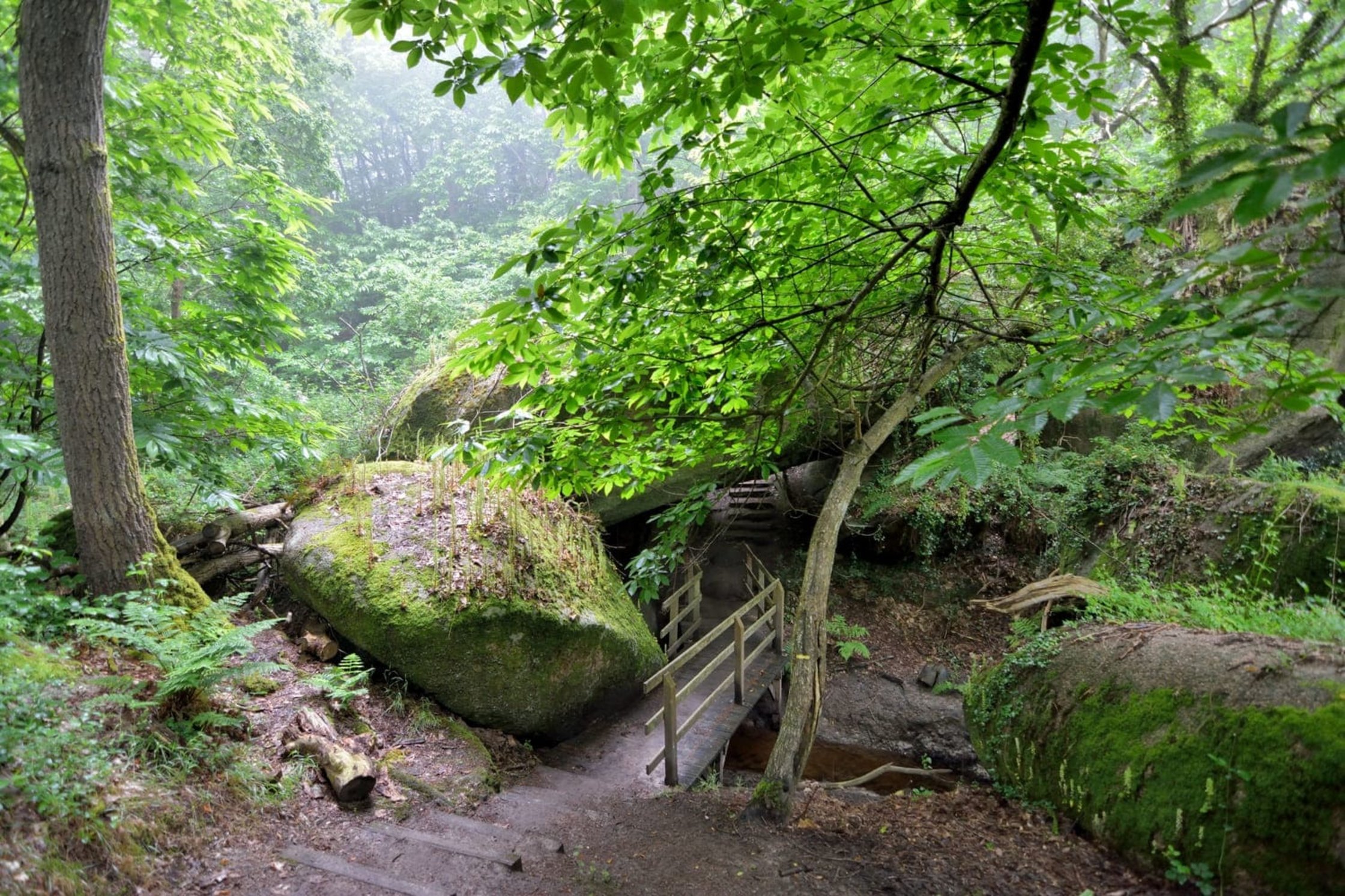 La vallée des Traouïero et son chaos granitique.