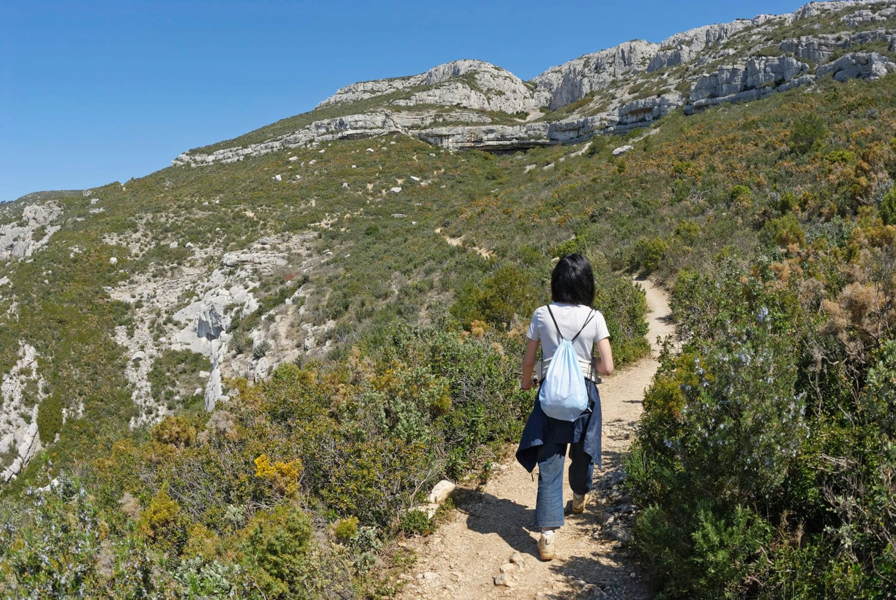 En randonnée dans le massif de la Sainte-Baume