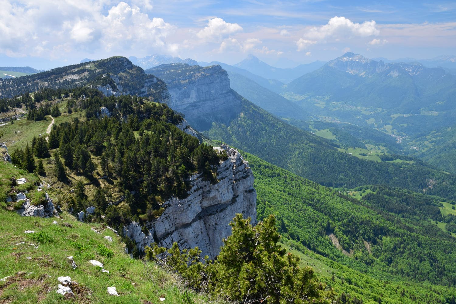 Point de vue depuis la randonnée au mont Granier