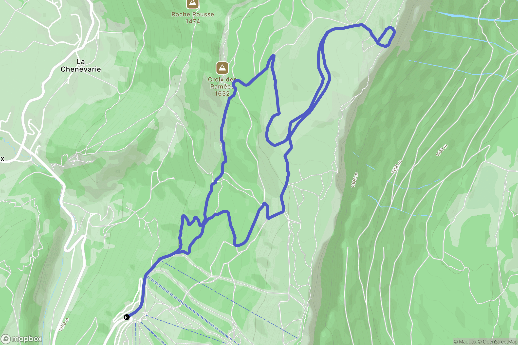 Lans-en-Vercors: routekaart voor buitenactiviteiten - France