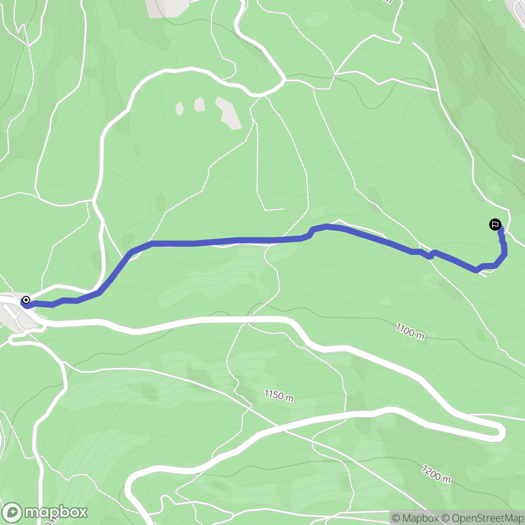 Les Séglières : carte du parcours de randonnée - France