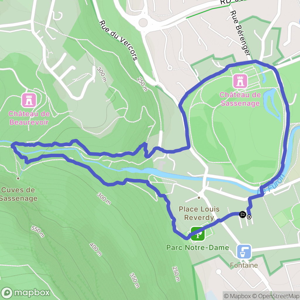 Sassenage: routekaart voor buitenactiviteiten - France