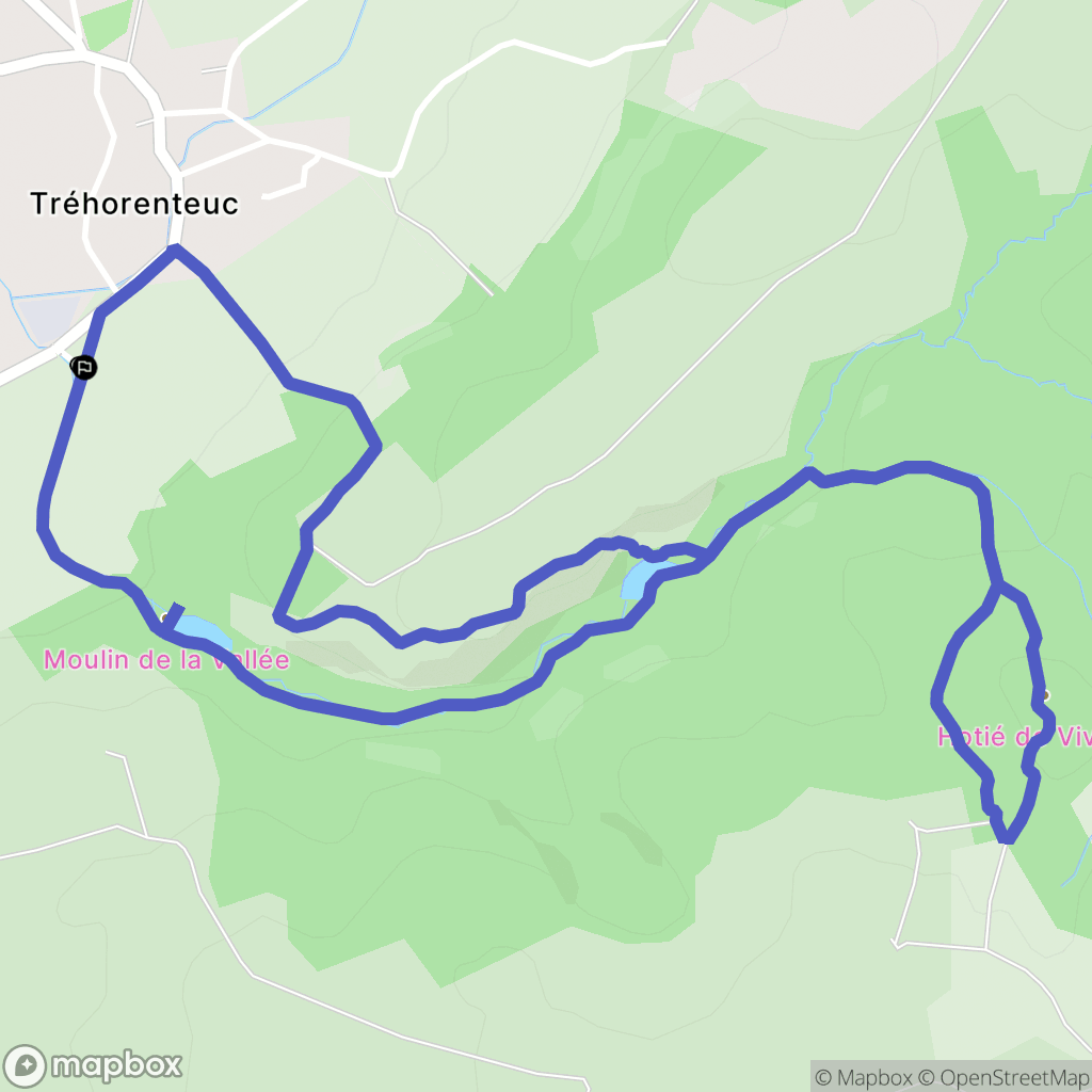 Tréhorenteuc: routekaart voor buitenactiviteiten - France