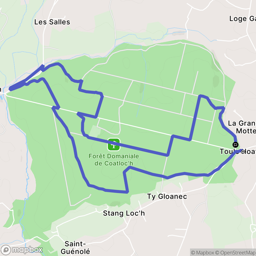 Scaër: routekaart voor buitenactiviteiten - France