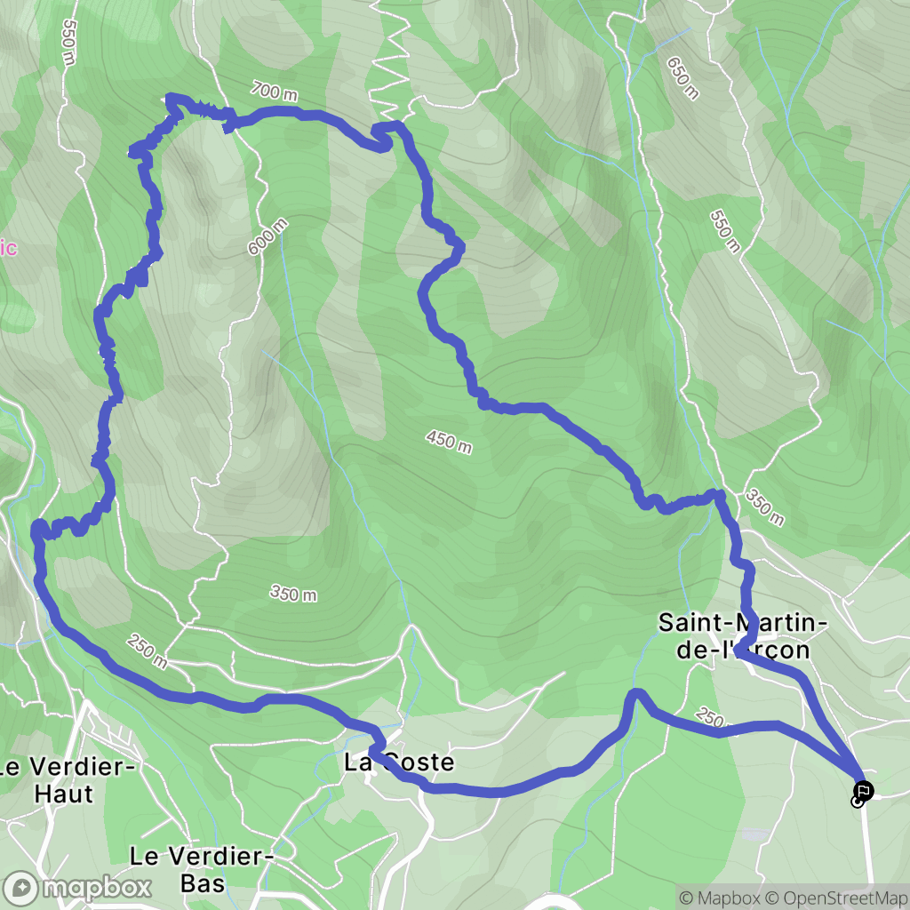 Saint-Martin-de-l'Arçon: routekaart voor buitenactiviteiten - France