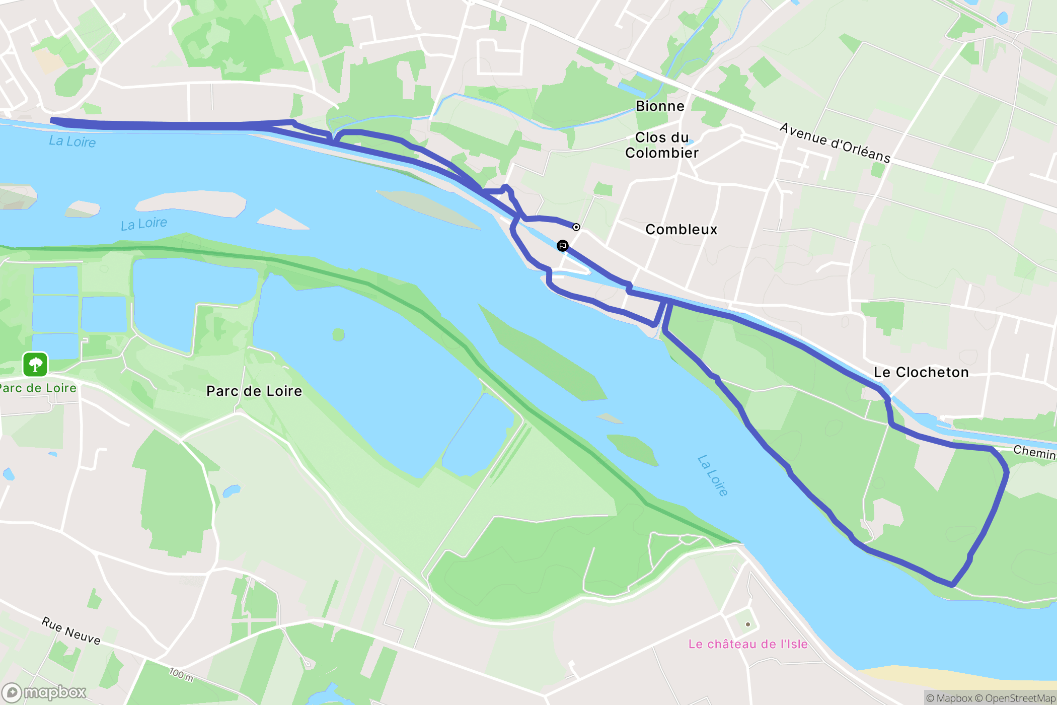 Combleux: routekaart voor buitenactiviteiten - France