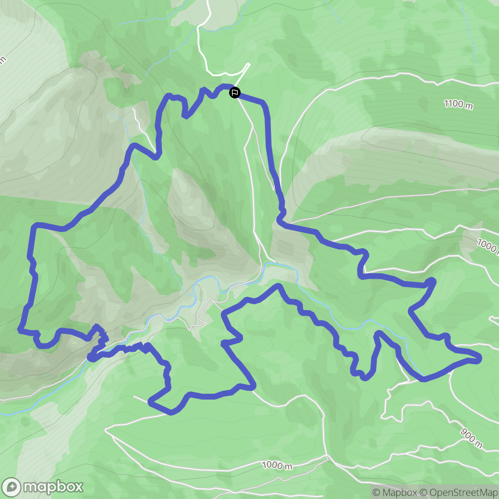 Savournon : carte du parcours de randonnée - France