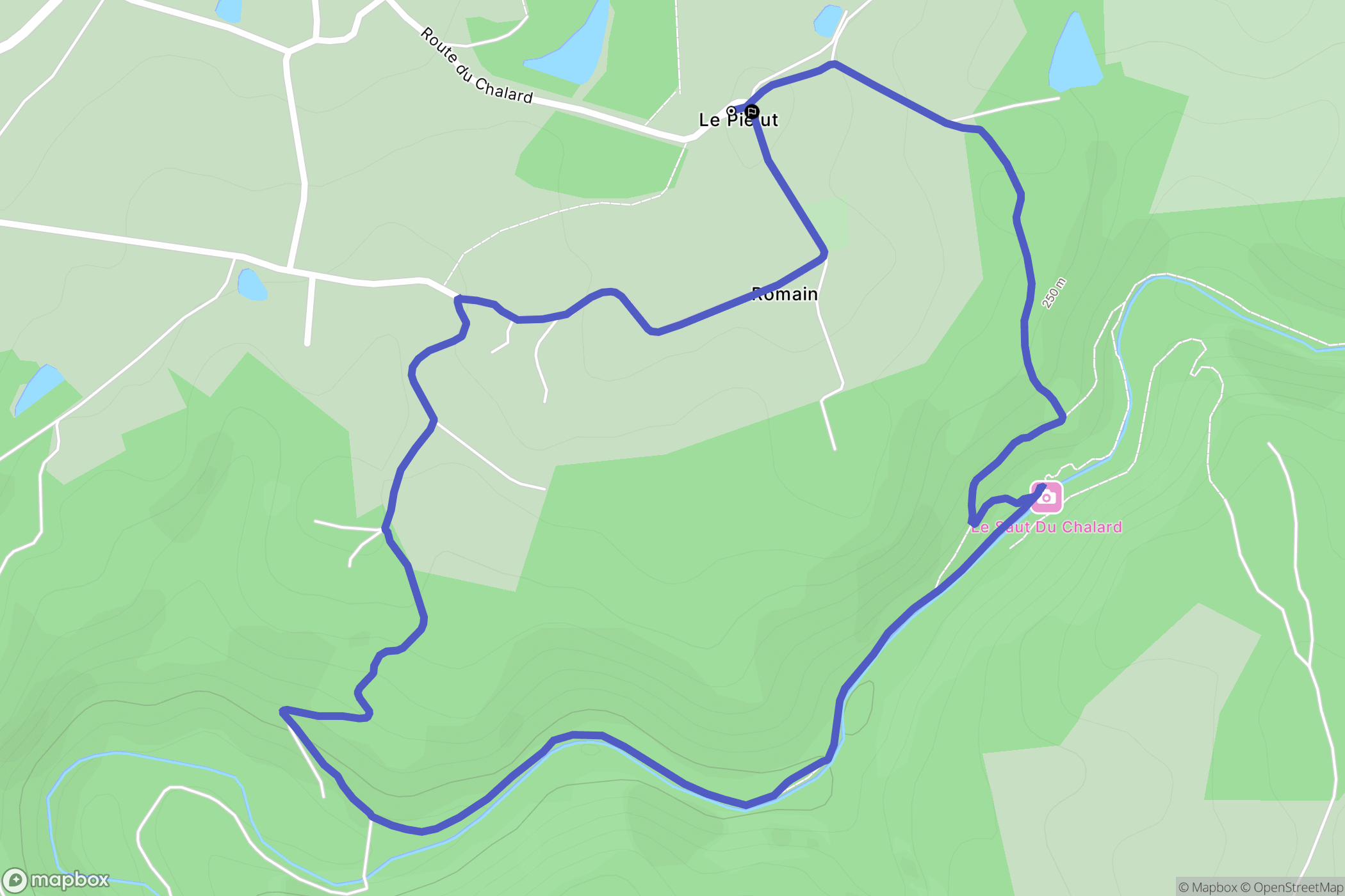 Champs-Romain: routekaart voor buitenactiviteiten - France