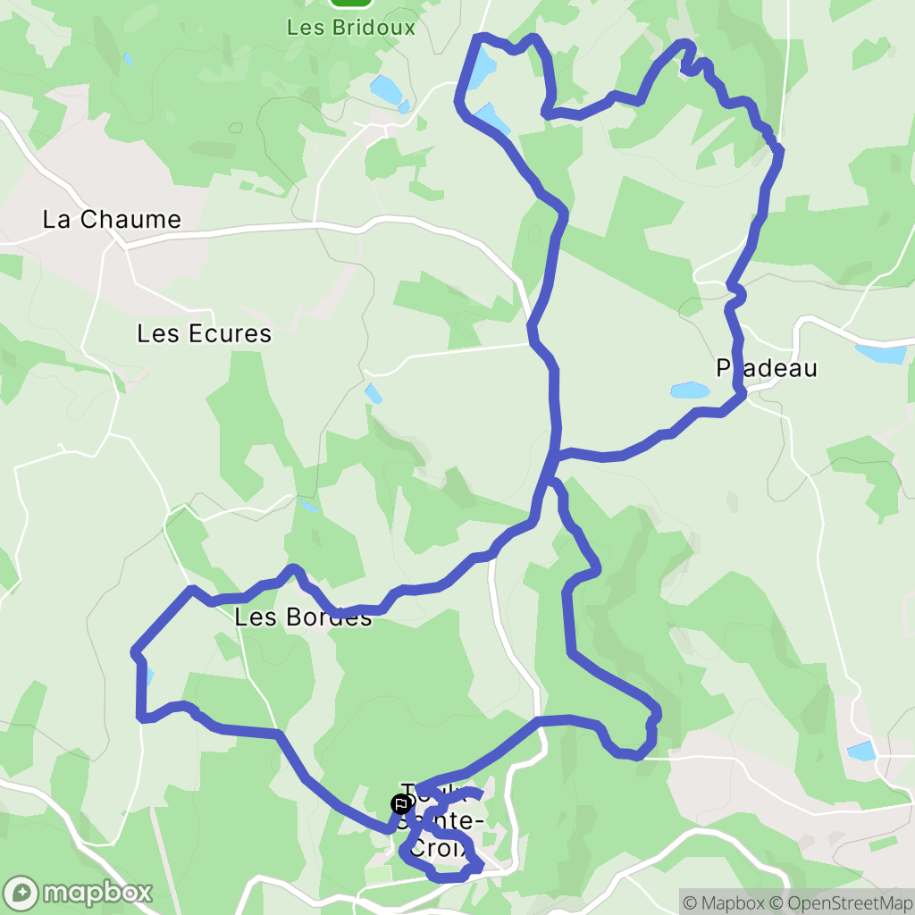 Toulx-Sainte-Croix: routekaart voor buitenactiviteiten - France