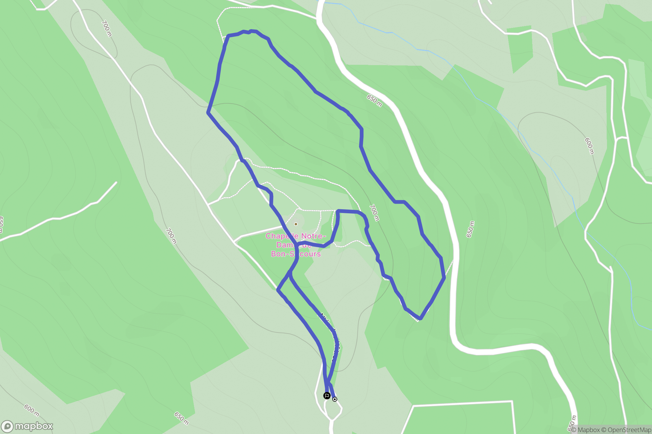 Saint-Gilles-les-Forêts: routekaart voor buitenactiviteiten - France