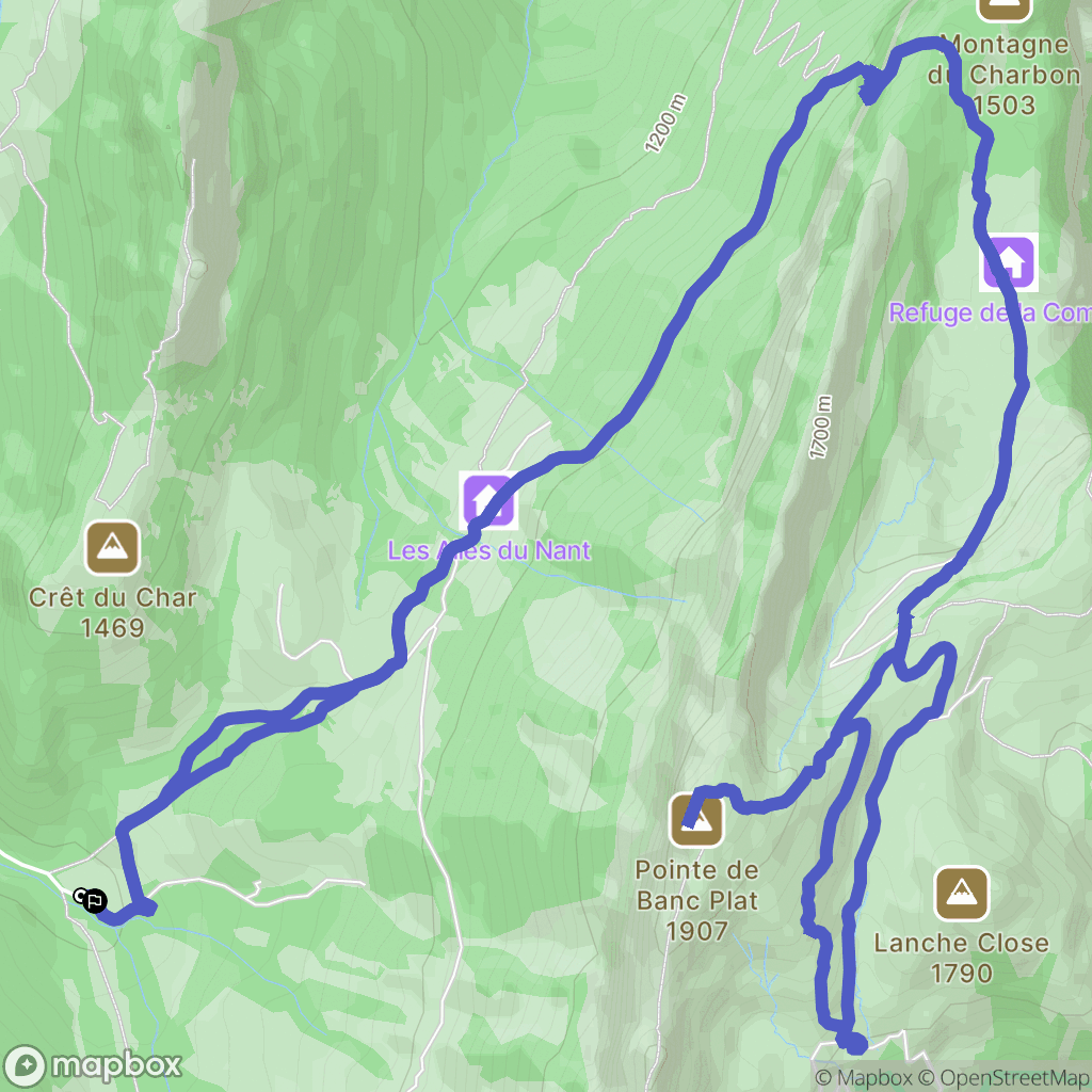 Bellecombe-en-Bauges: routekaart voor buitenactiviteiten - France