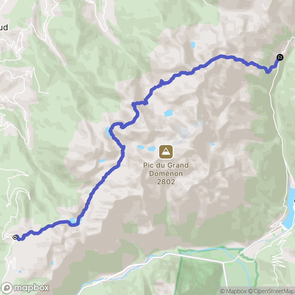 Chamrousse: routekaart voor buitenactiviteiten - France
