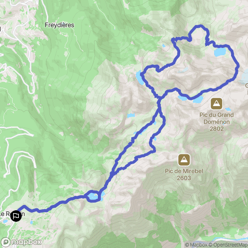 Chamrousse: routekaart voor buitenactiviteiten - France