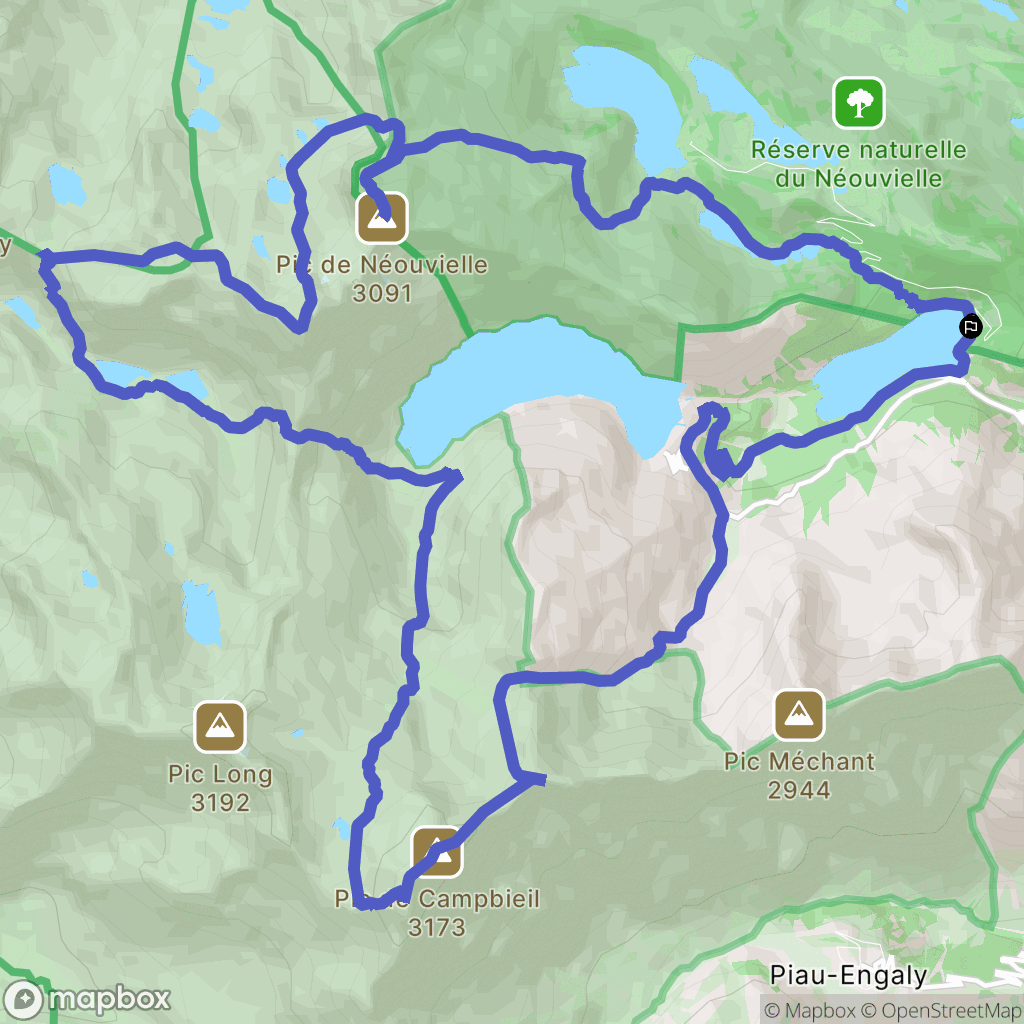 Aragnouet: routekaart voor buitenactiviteiten - France