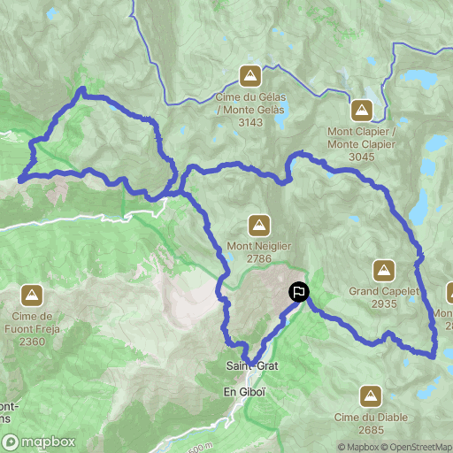 Gargaia, Belvédère: routekaart voor buitenactiviteiten - France