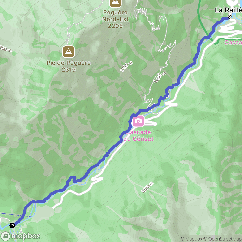 Cauterets: routekaart voor buitenactiviteiten - France
