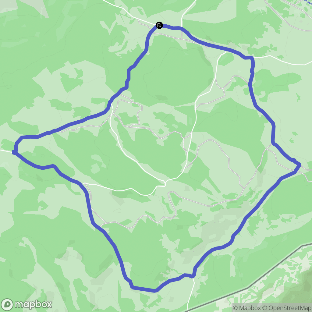 Longevilles-Mont-d'Or : carte du parcours de randonnée - France