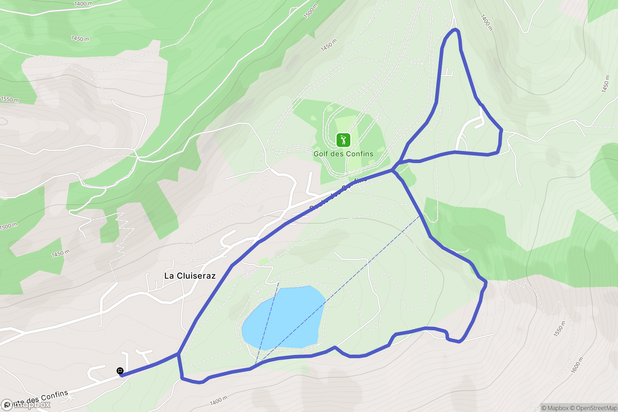 La Clusaz: routekaart voor buitenactiviteiten - France