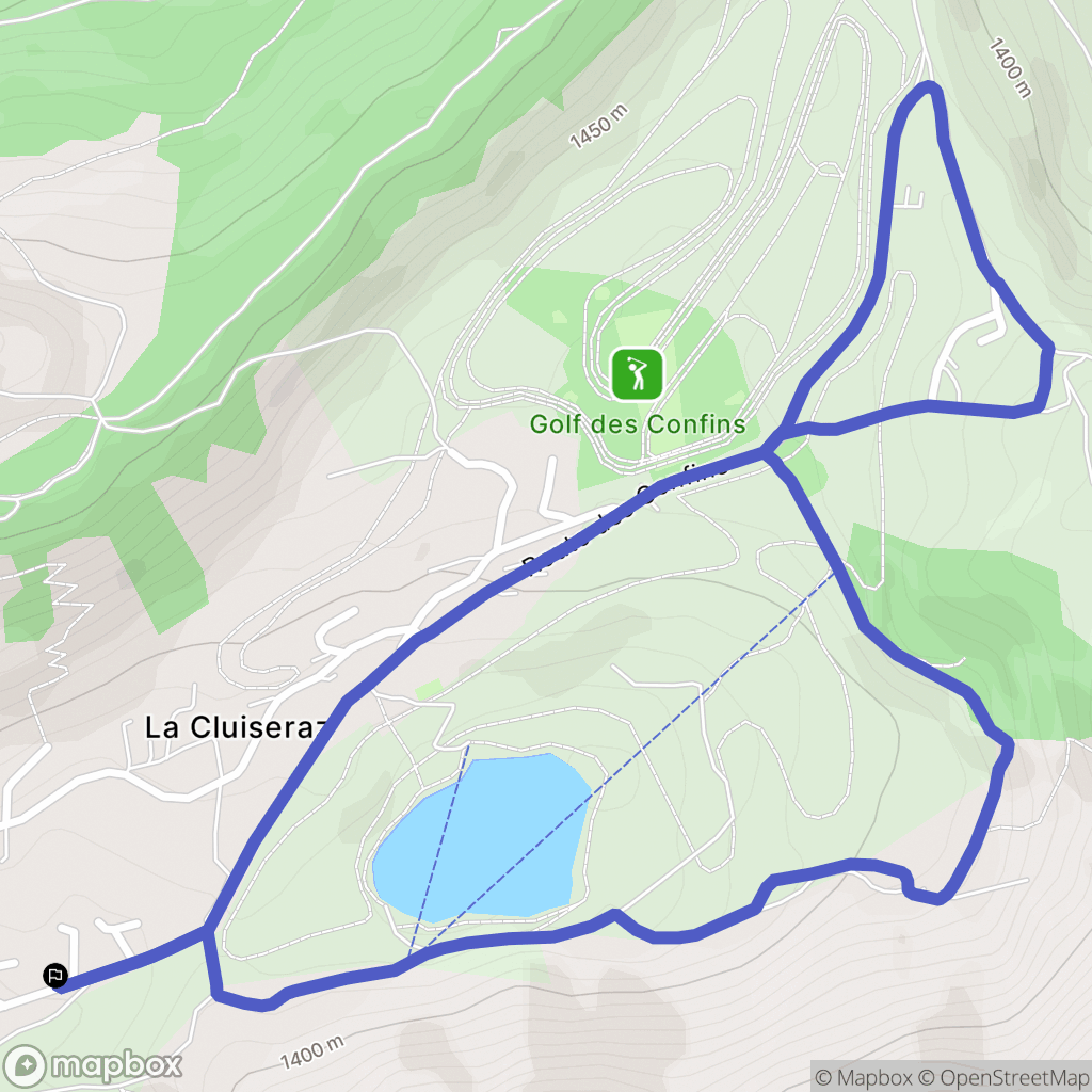 La Clusaz: routekaart voor buitenactiviteiten - France