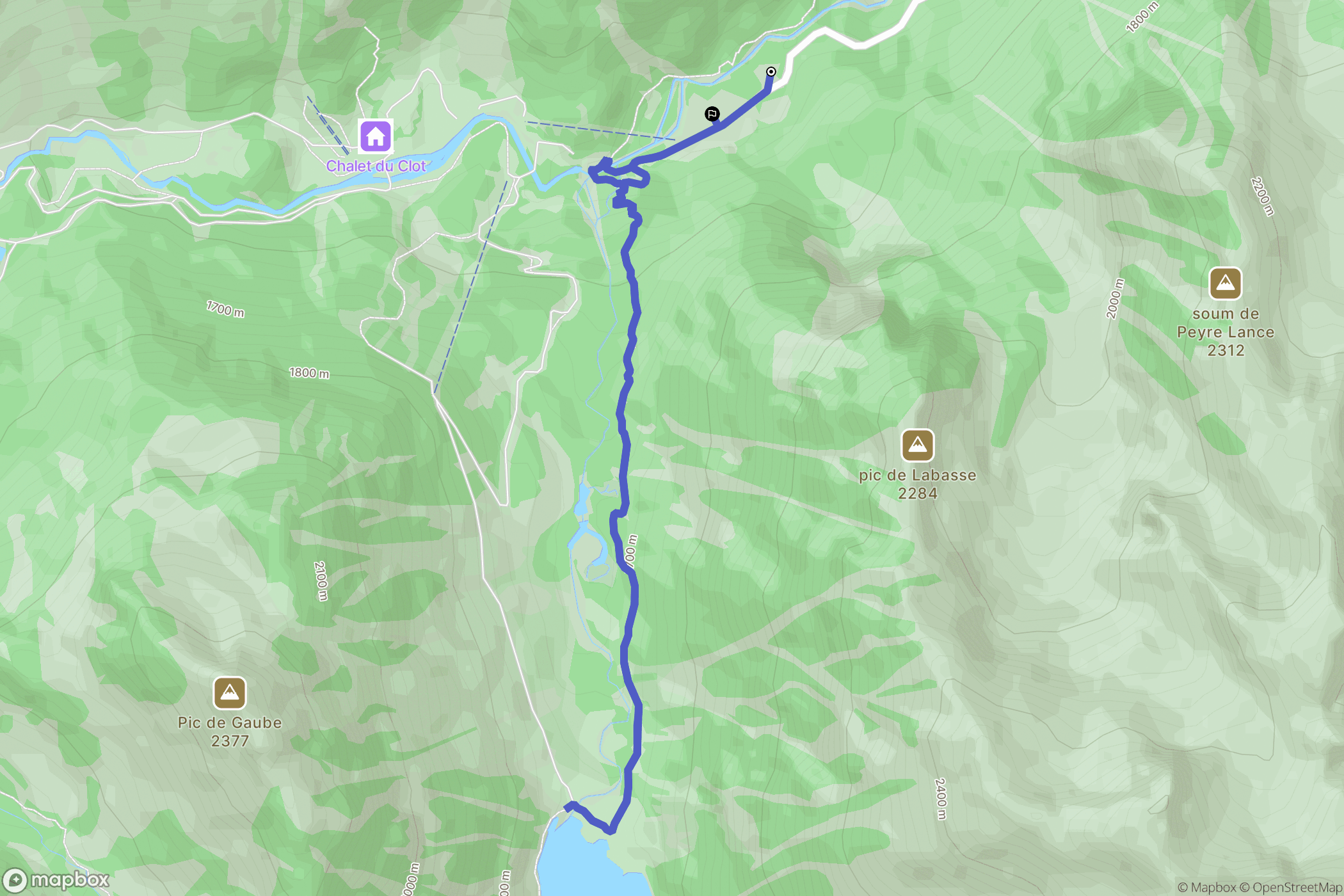 Cauterets: routekaart voor buitenactiviteiten - France