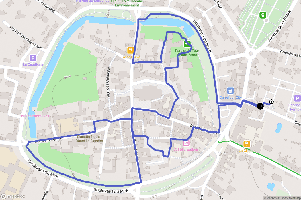 Guérande: routekaart voor buitenactiviteiten - France