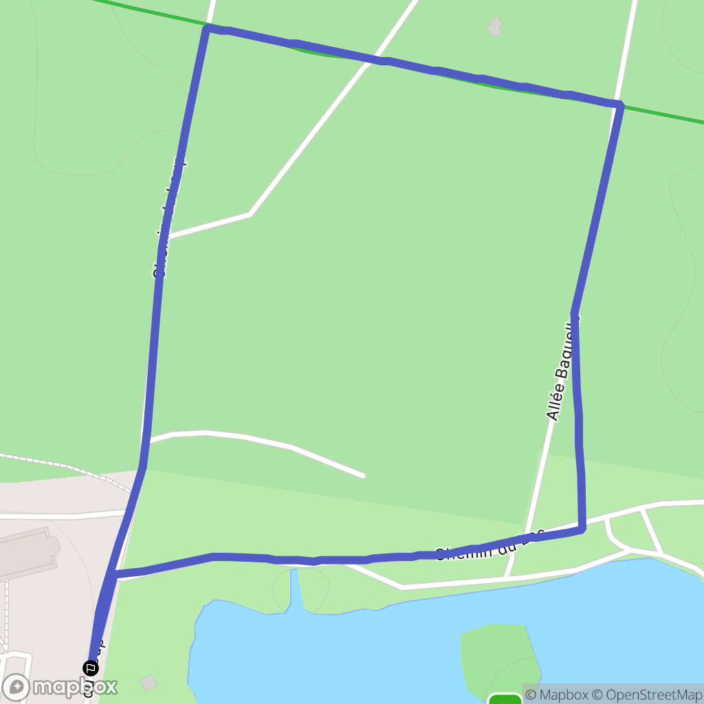 GUJAN-MESTRAS : carte du parcours de randonnée - France