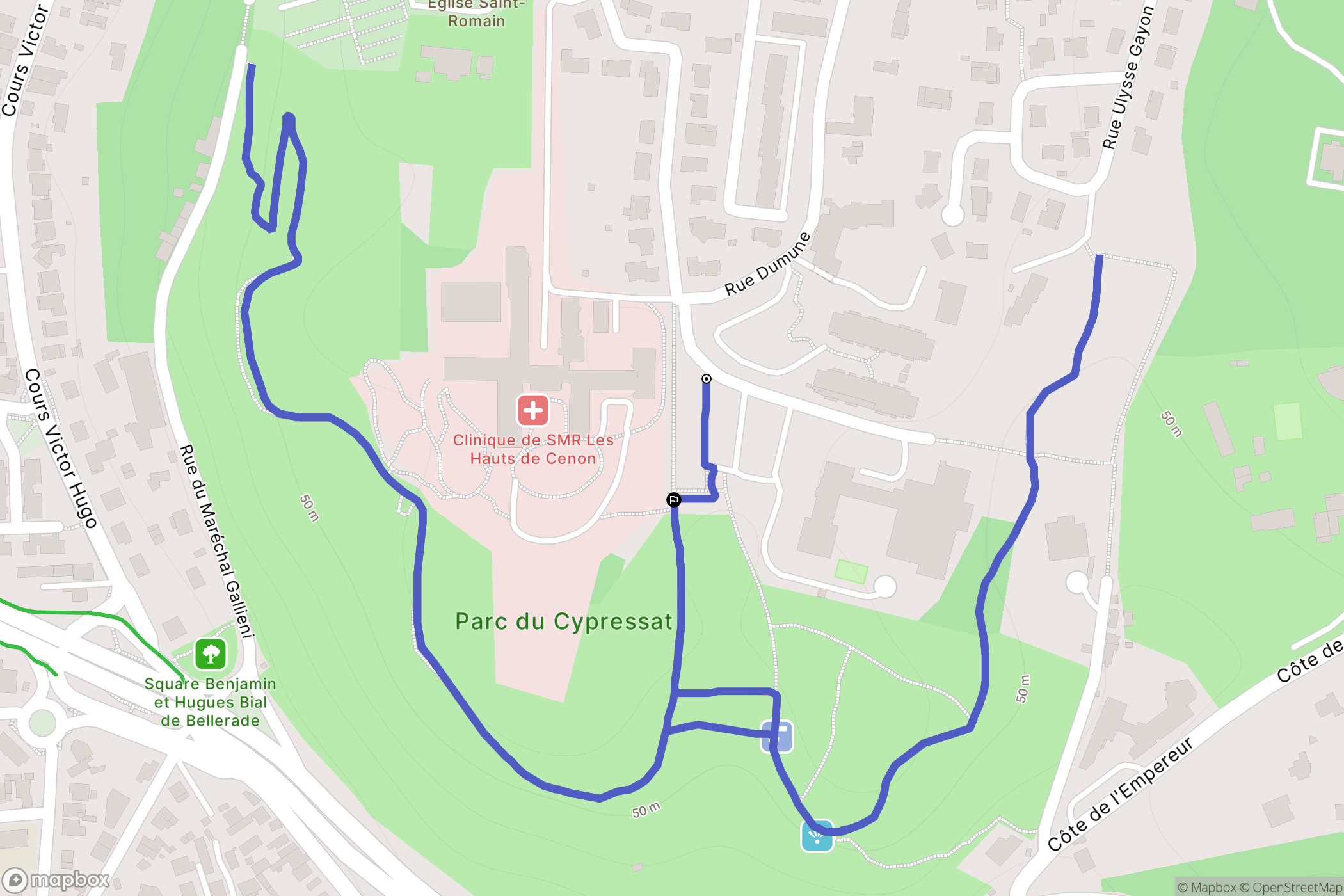 Cenon: routekaart voor buitenactiviteiten - France