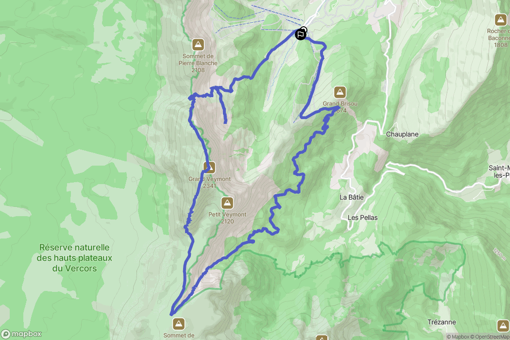 Gresse-en-Vercors: routekaart voor buitenactiviteiten - France