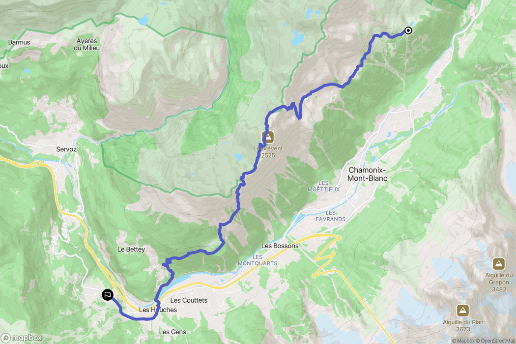 Chamonix-Mont-Blanc: routekaart voor buitenactiviteiten - France