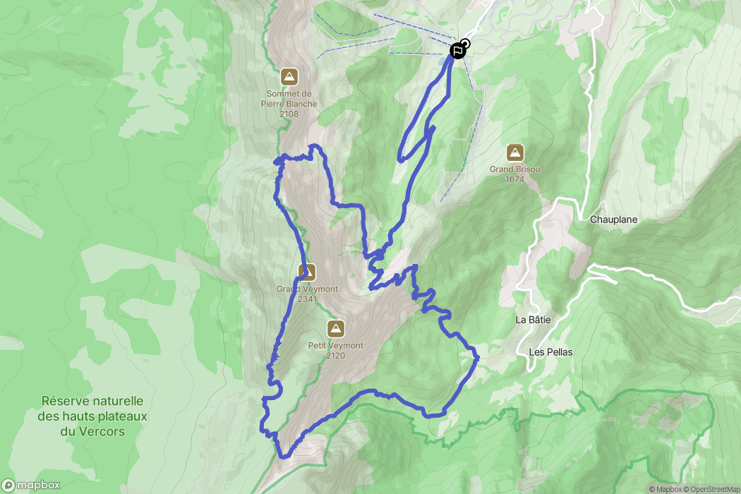 Gresse-en-Vercors: routekaart voor buitenactiviteiten - France